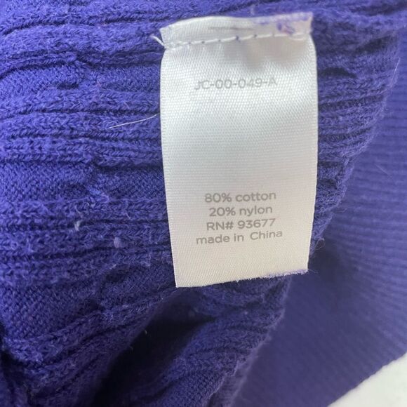 JCPenney Purple Sweater  - Picture 4 of 4